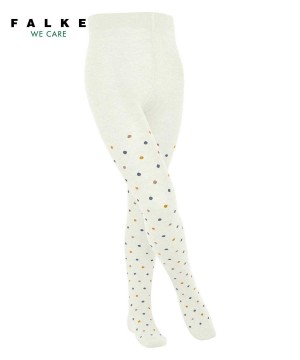 Tights Bambino Falke Multidot Tights Bianche | ZCKU32854