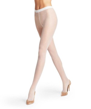 Tights Donna Falke Dot 15 DEN Tights Bianche | FOPG36051