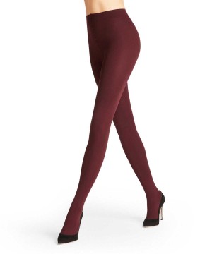 Tights Donna Falke Pure Matt 100 DEN Tights Rosse | RHQS49701