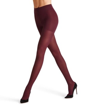 Tights Donna Falke Rib Shaping 50 DEN Tights Rosse | OGNW47896