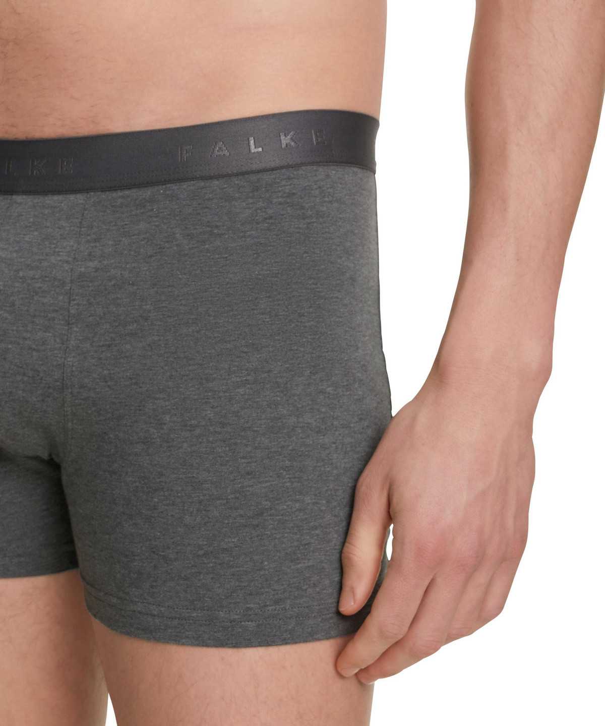 Boxer & Slips Uomo Falke 2-Pack Boxer Daily Comfort Grigie | SBKN45238