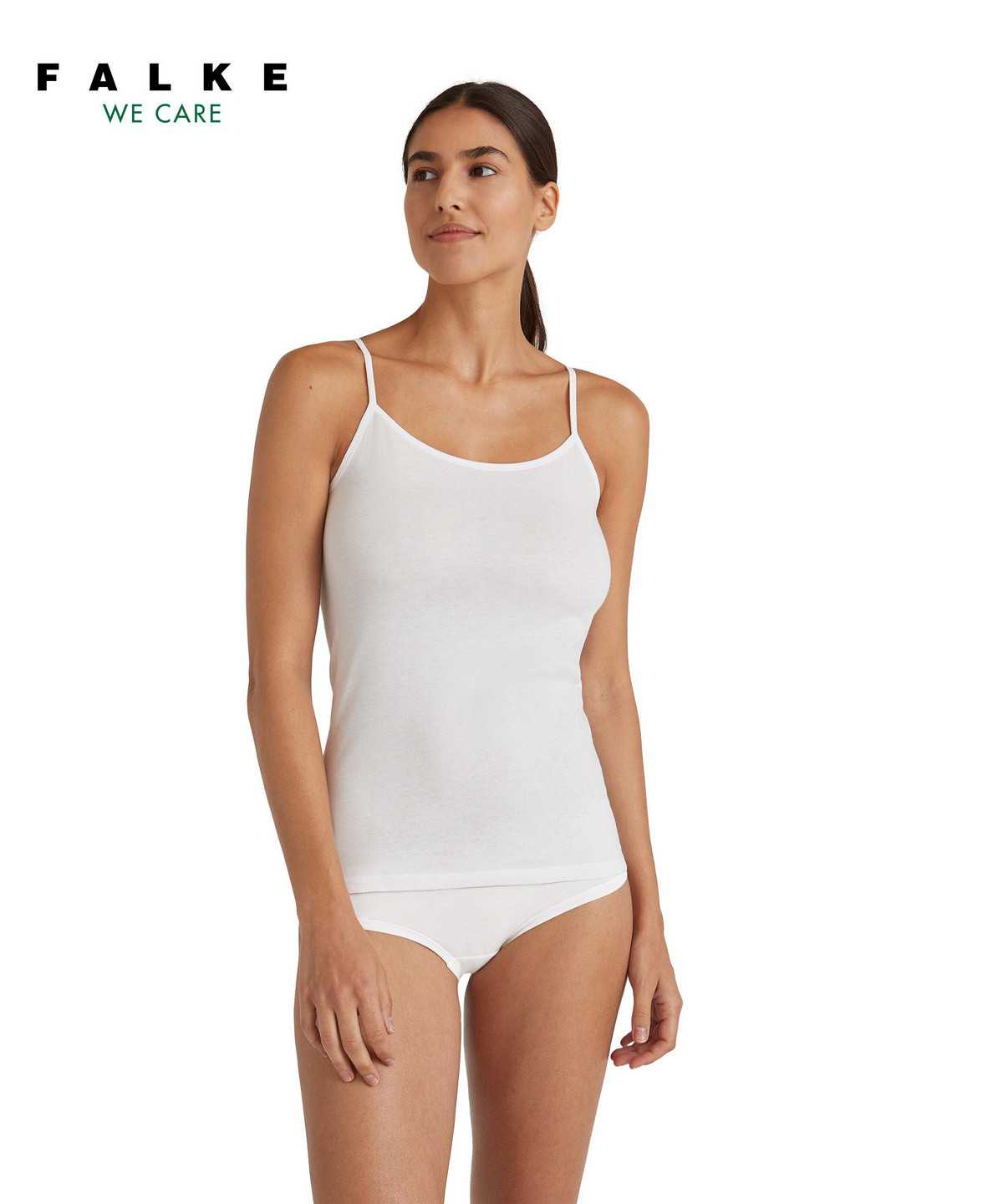 Bras & Tops Donna Falke Top Daily Natural Bianche | UEBA52389