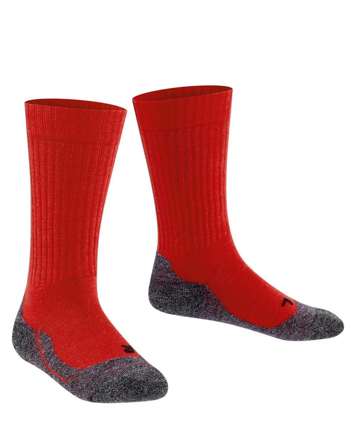 Calzini Bambino Falke Active Warm Socks Rosse | TDNX52186