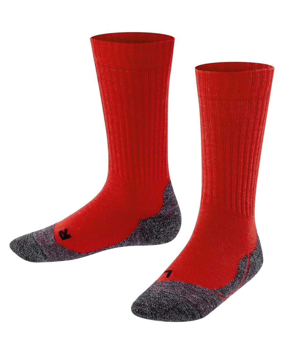 Calzini Bambino Falke Active Warm Socks Rosse | TDNX52186