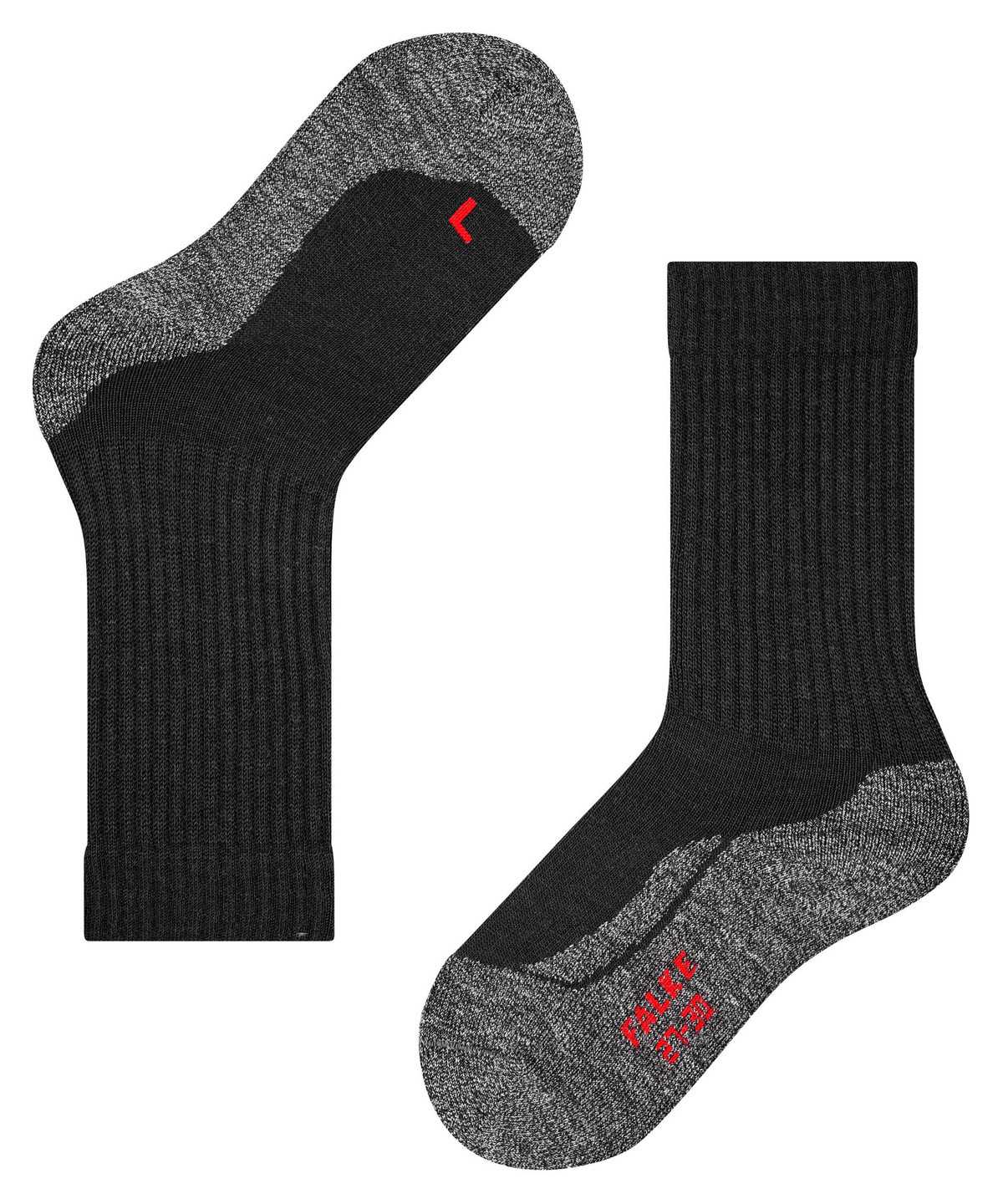 Calzini Bambino Falke Active Warm Socks Nere | JOMP23459