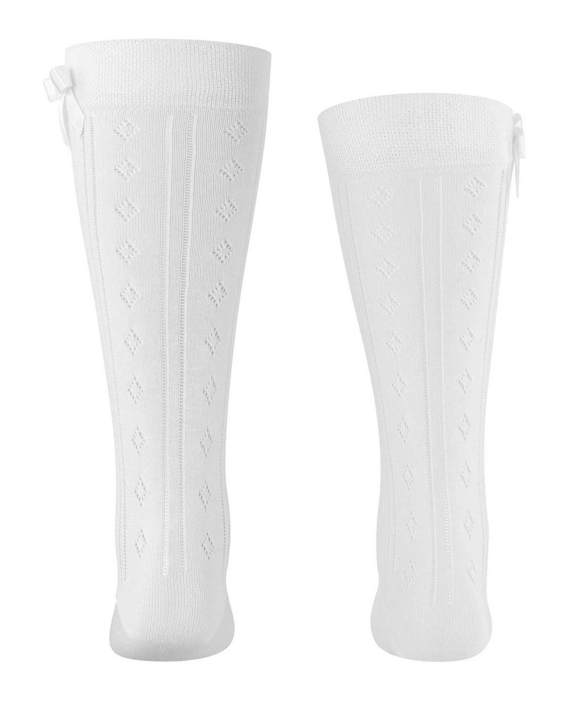 Calzini Bambino Falke Ajour Knee-high Socks Bianche | GUPH98546