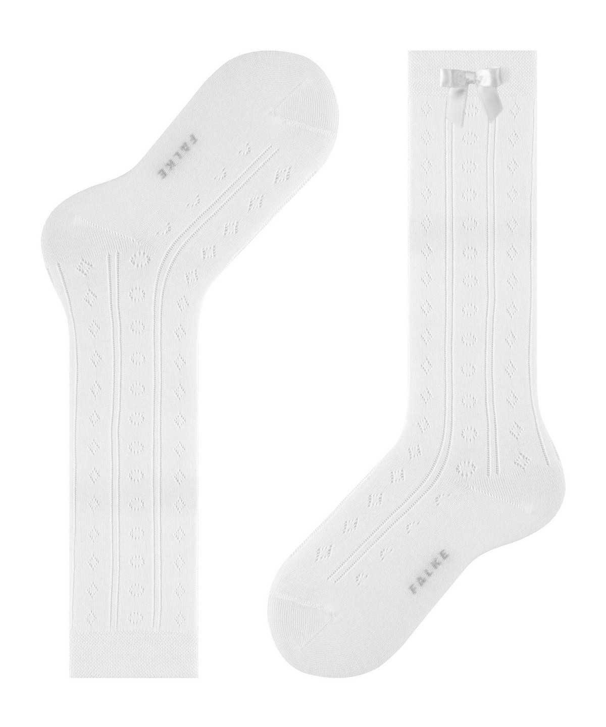 Calzini Bambino Falke Ajour Knee-high Socks Bianche | GUPH98546