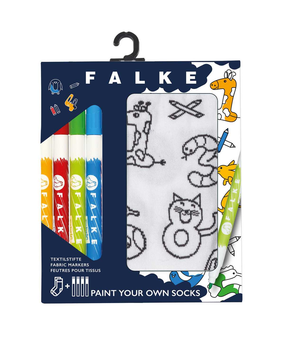 Calzini Bambino Falke Animal Number Paint Set Socks Bianche | TMJG15407