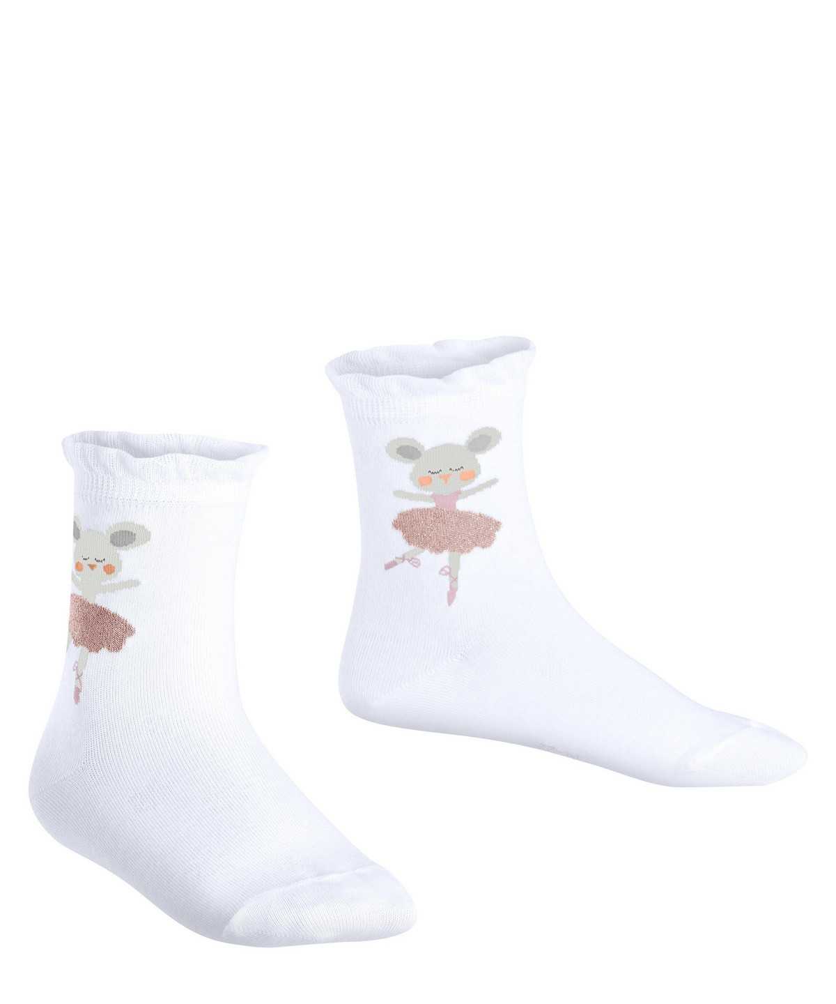 Calzini Bambino Falke Ballerina Mouse Socks Bianche | ZPMB12056