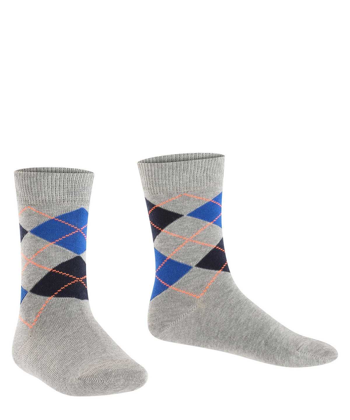 Calzini Bambino Falke Classic Argyle Socks Grigie | SBGW03798