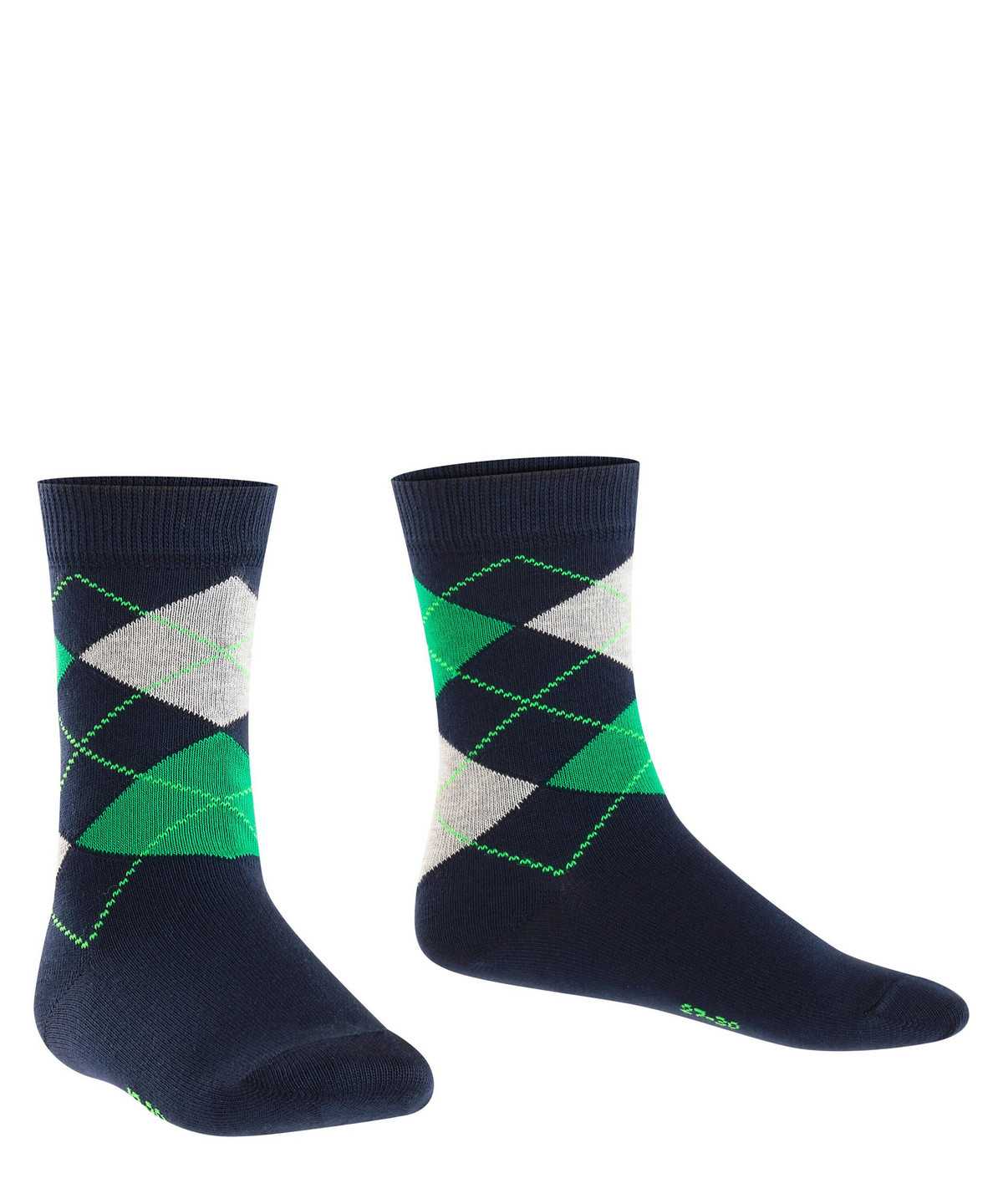 Calzini Bambino Falke Classic Argyle Socks Blu | MUYK83970