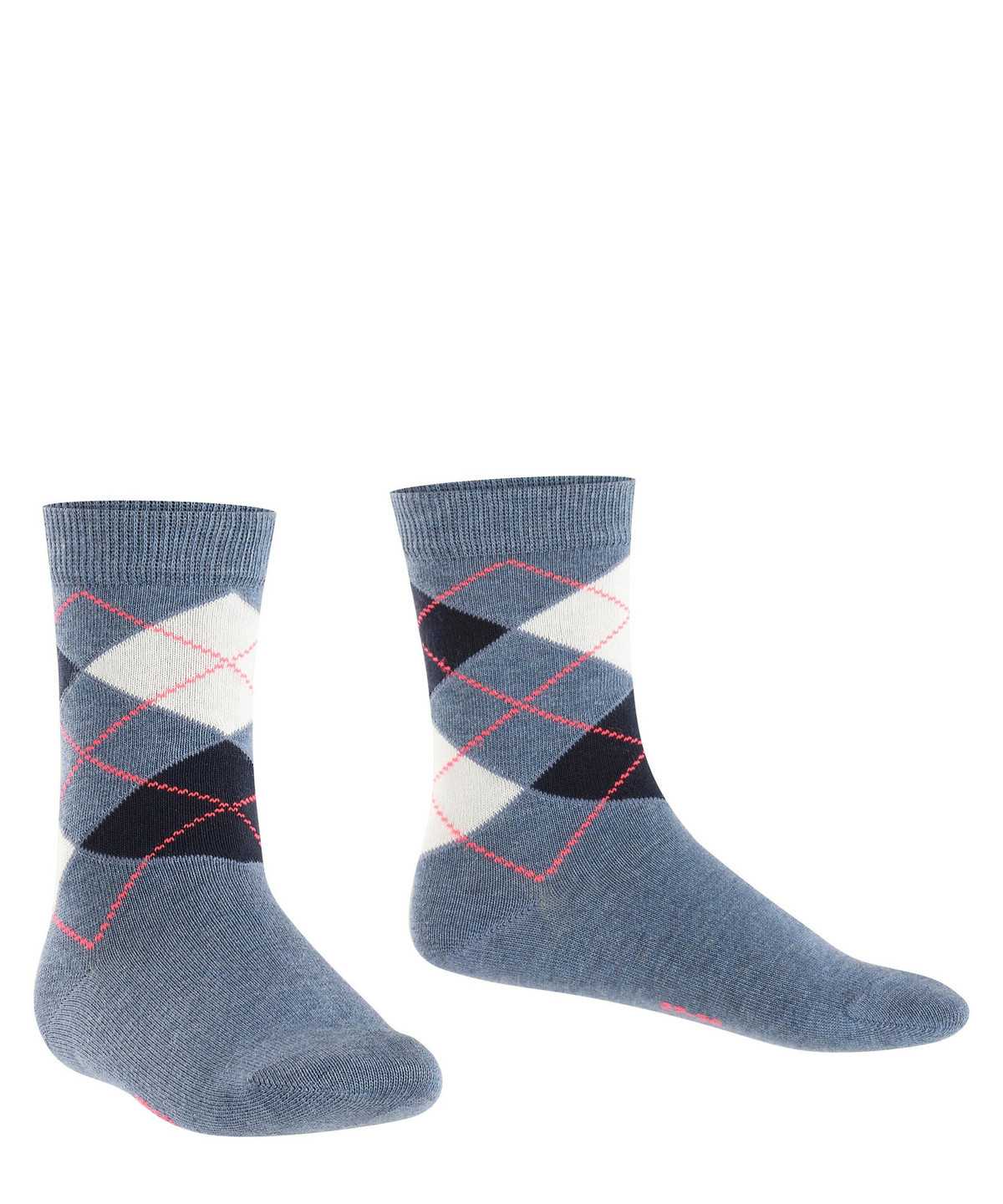 Calzini Bambino Falke Classic Argyle Socks Blu | VCKU32916