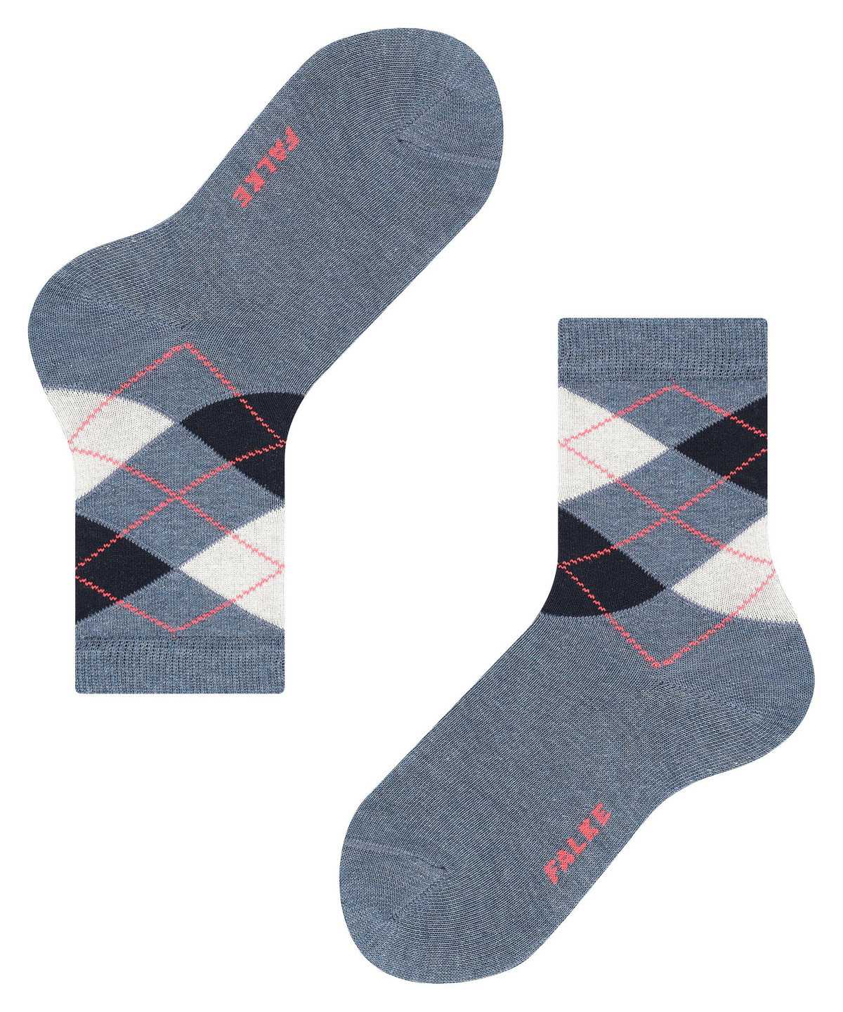 Calzini Bambino Falke Classic Argyle Socks Blu | VCKU32916