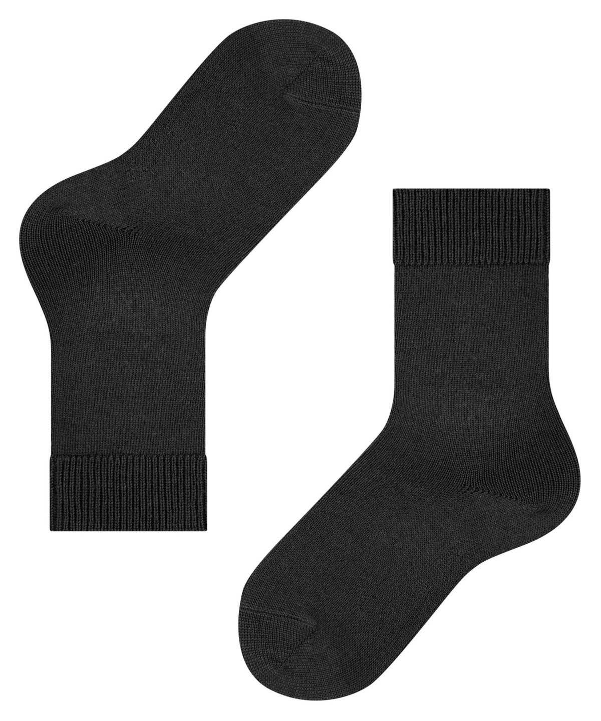 Calzini Bambino Falke Comfort Wool Socks Nere | MLOA26980