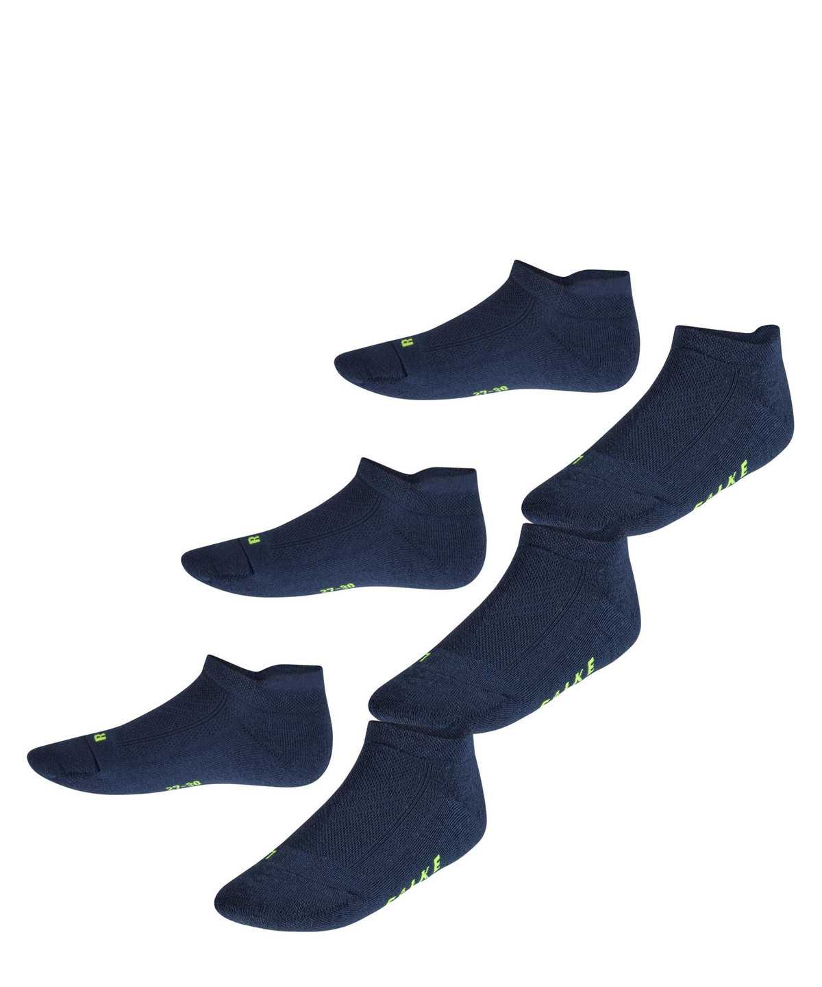 Calzini Bambino Falke Cool Kick 3-Pack Sneaker Socks Blu | XLCI94308