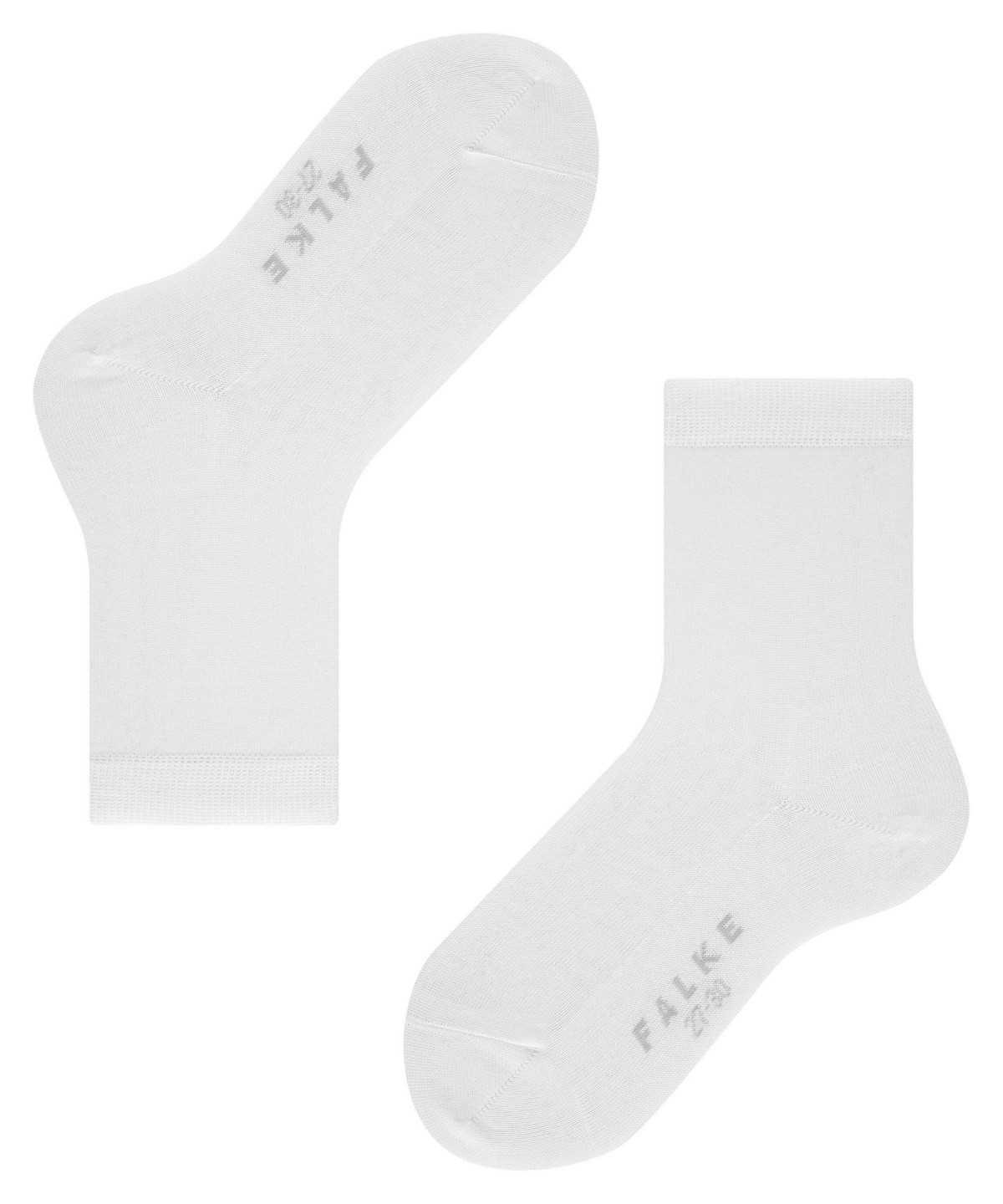 Calzini Bambino Falke Cotton Finesse Socks Bianche | ZOSB94360