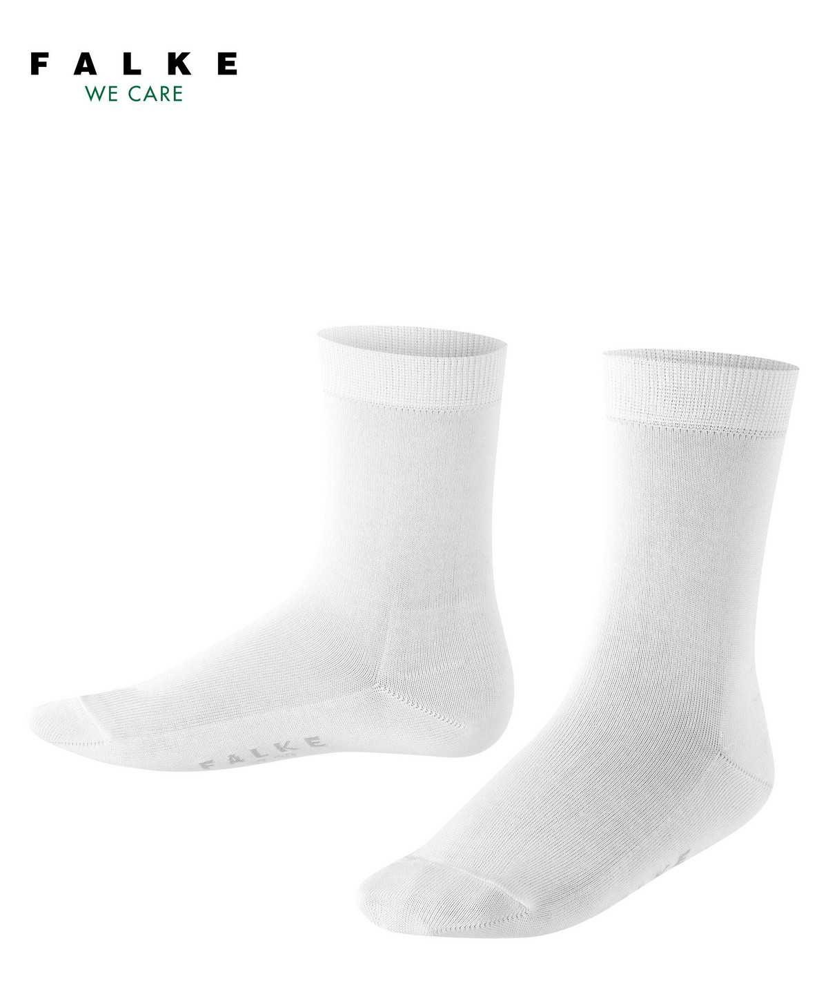 Calzini Bambino Falke Cotton Finesse Socks Bianche | ZOSB94360