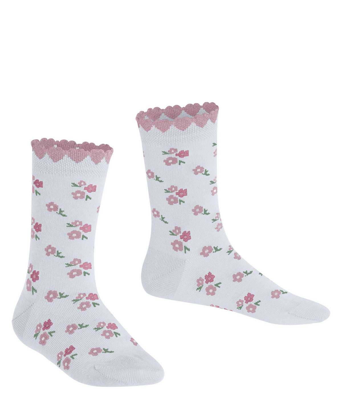 Calzini Bambino Falke Ditsy Flowers Socks Bianche | WIQR79421