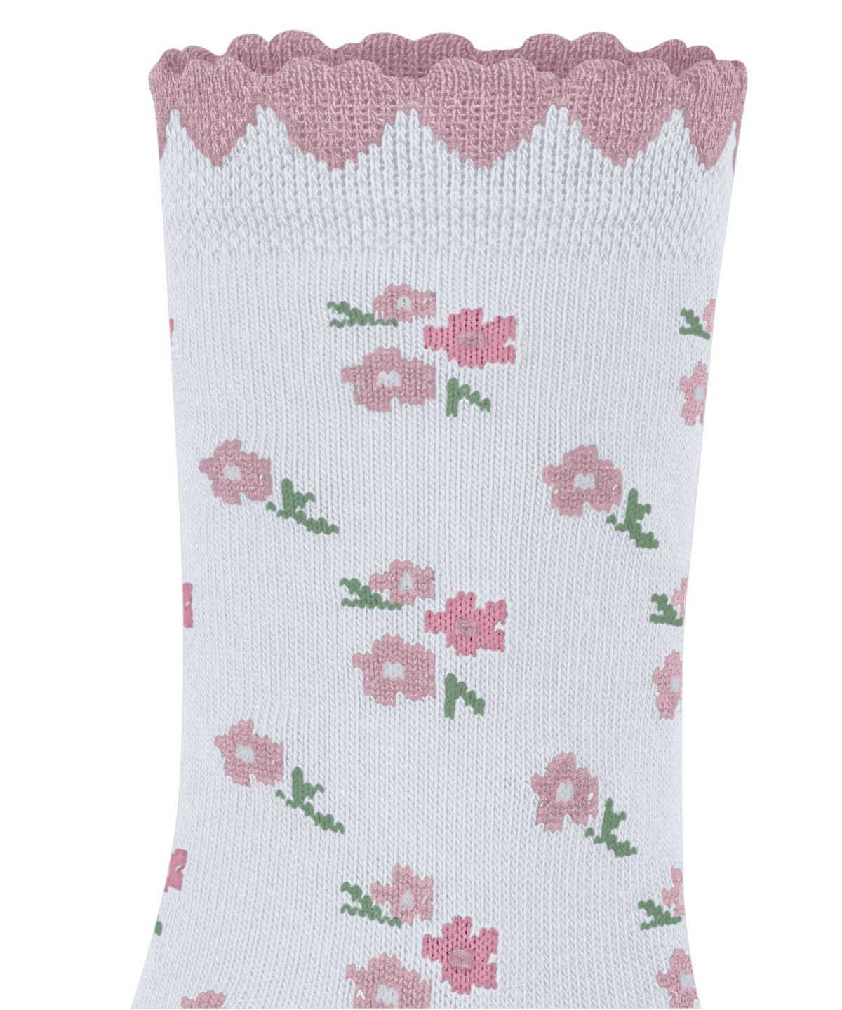 Calzini Bambino Falke Ditsy Flowers Socks Bianche | WIQR79421