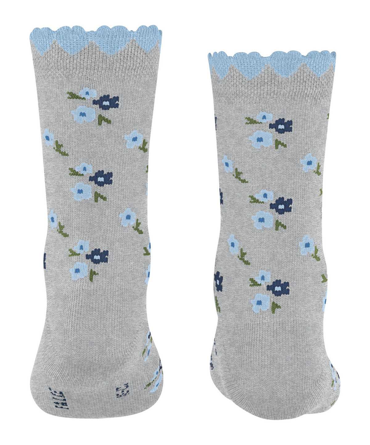 Calzini Bambino Falke Ditsy Flowers Socks Grigie | IGLW71352