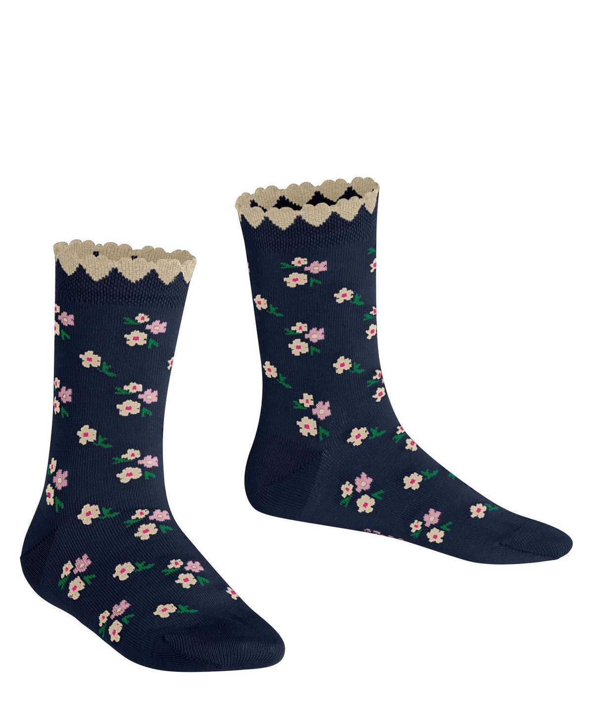 Calzini Bambino Falke Ditsy Flowers Socks Blu | FATL97102