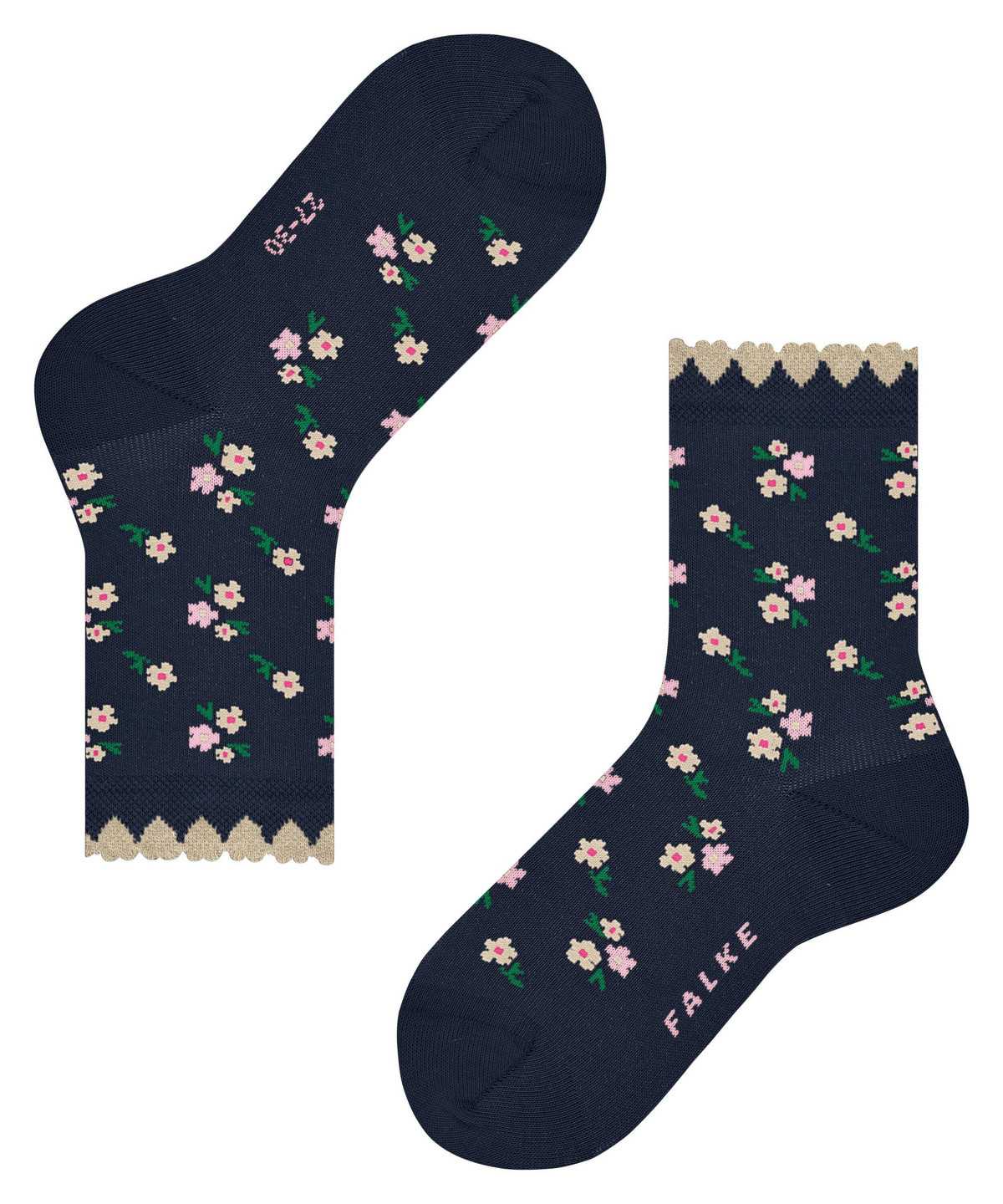 Calzini Bambino Falke Ditsy Flowers Socks Blu | FATL97102