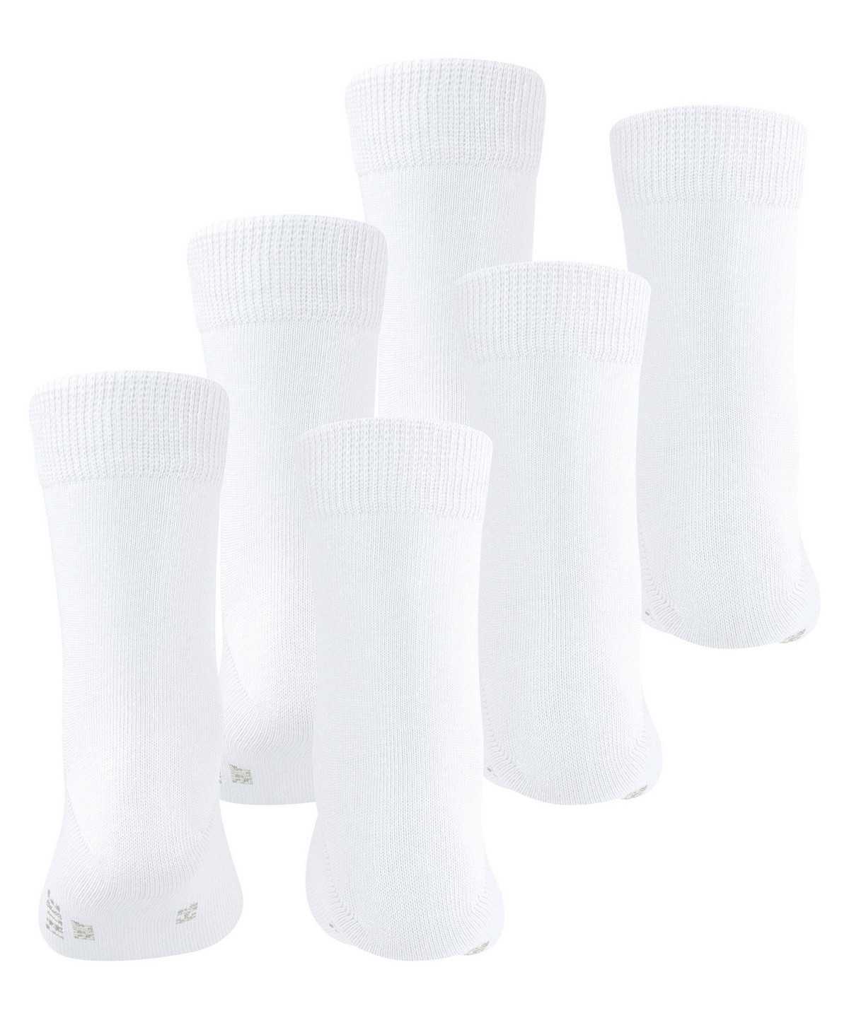 Calzini Bambino Falke Family 3-Pack Socks Bianche | OXBF36410