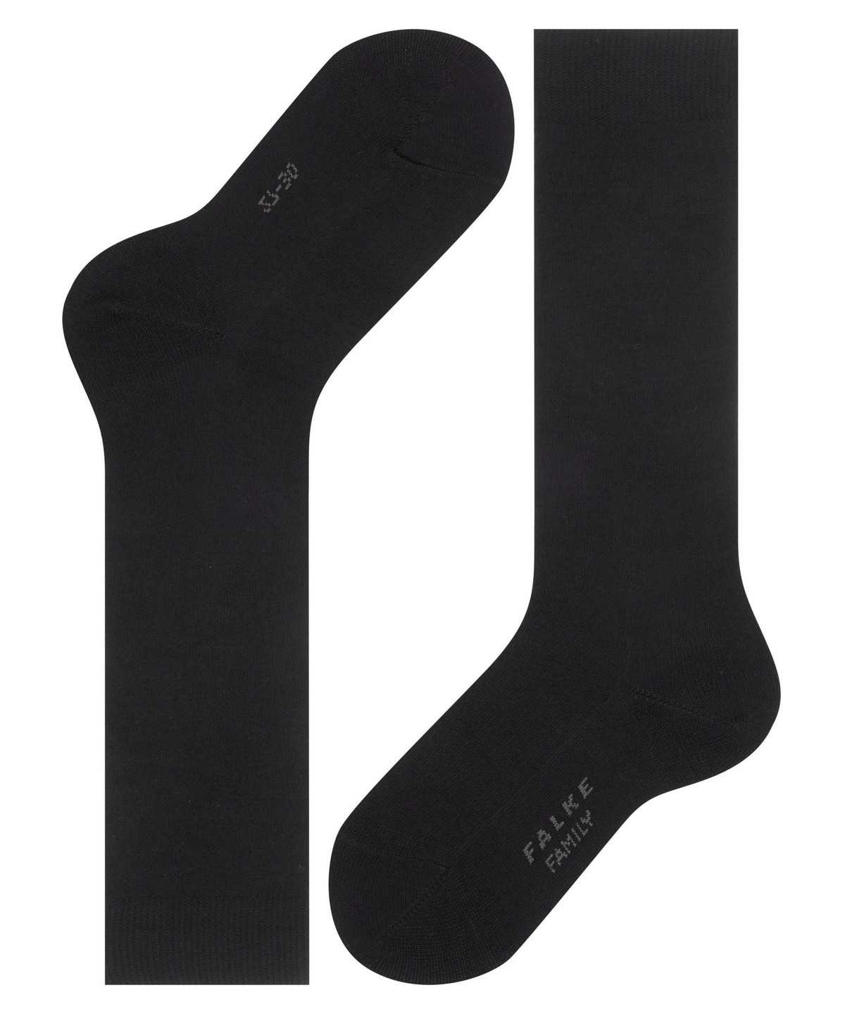 Calzini Bambino Falke Family Knee-high Socks Nere | EIPC67059