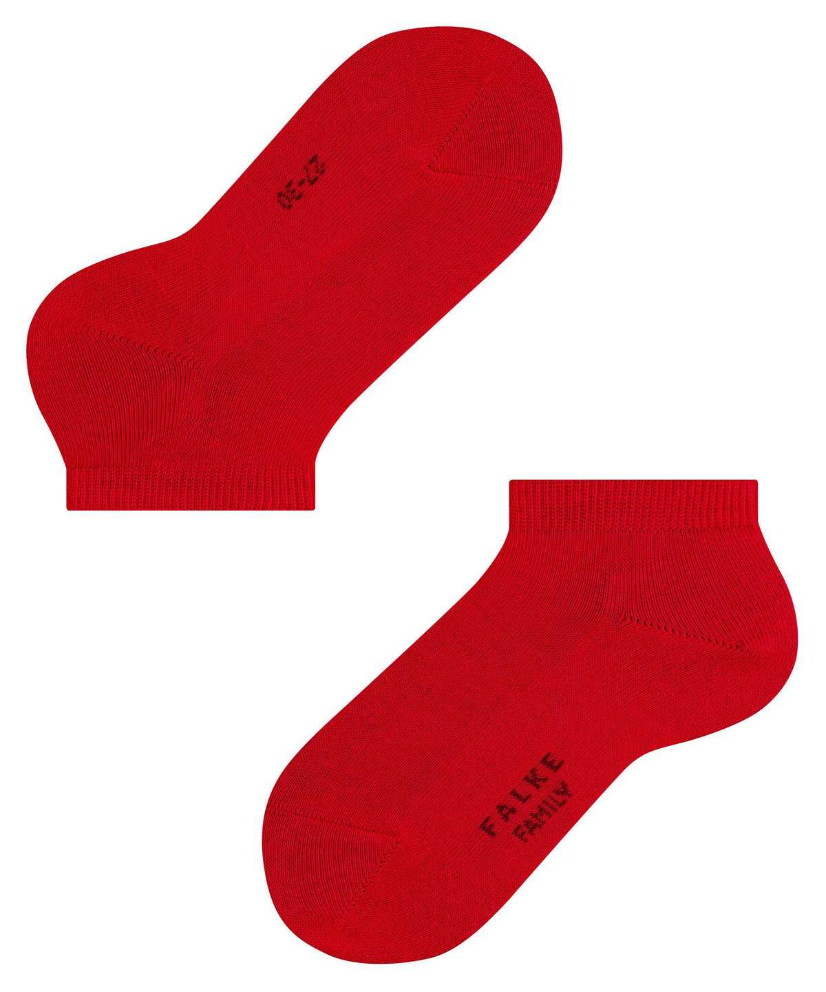 Calzini Bambino Falke Family Sneaker socks Rosse | OVHP63529