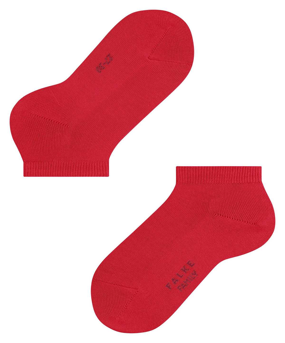 Calzini Bambino Falke Family Sneaker socks Rosse | IQRA83219