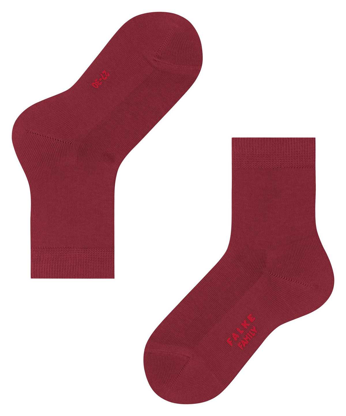 Calzini Bambino Falke Family Socks Rosse | TFAE78324