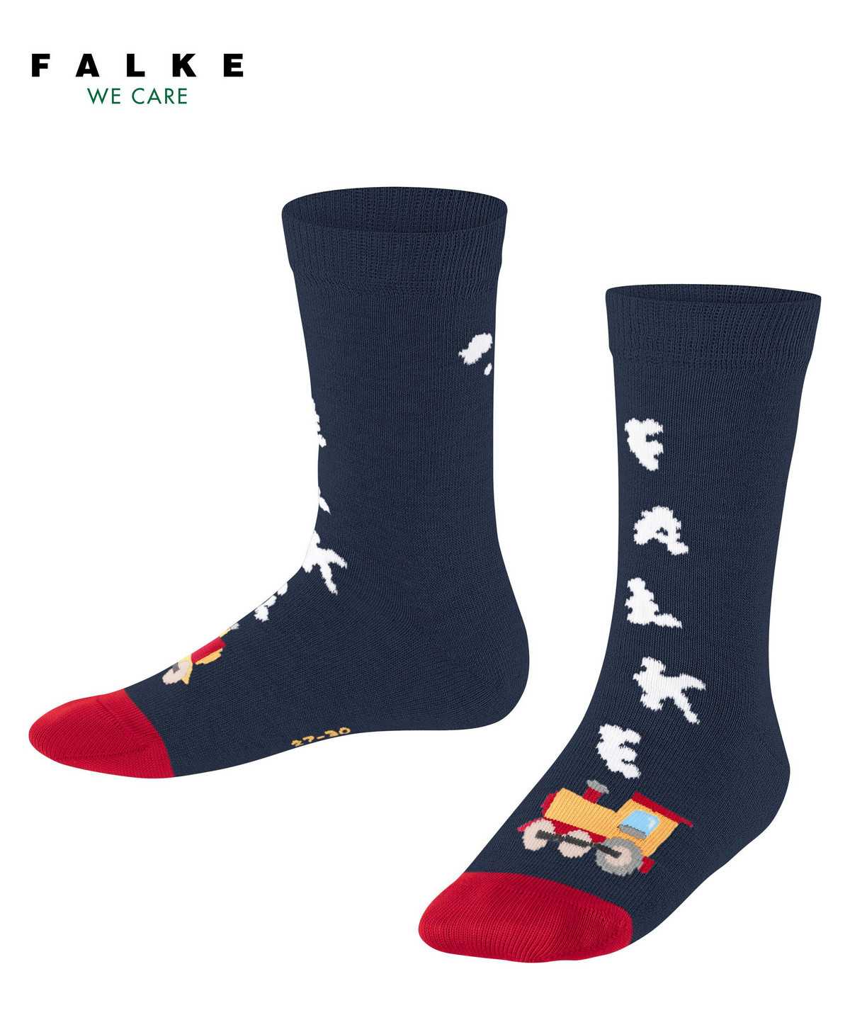 Calzini Bambino Falke Happy Locomotive Socks Blu | QGSW52314