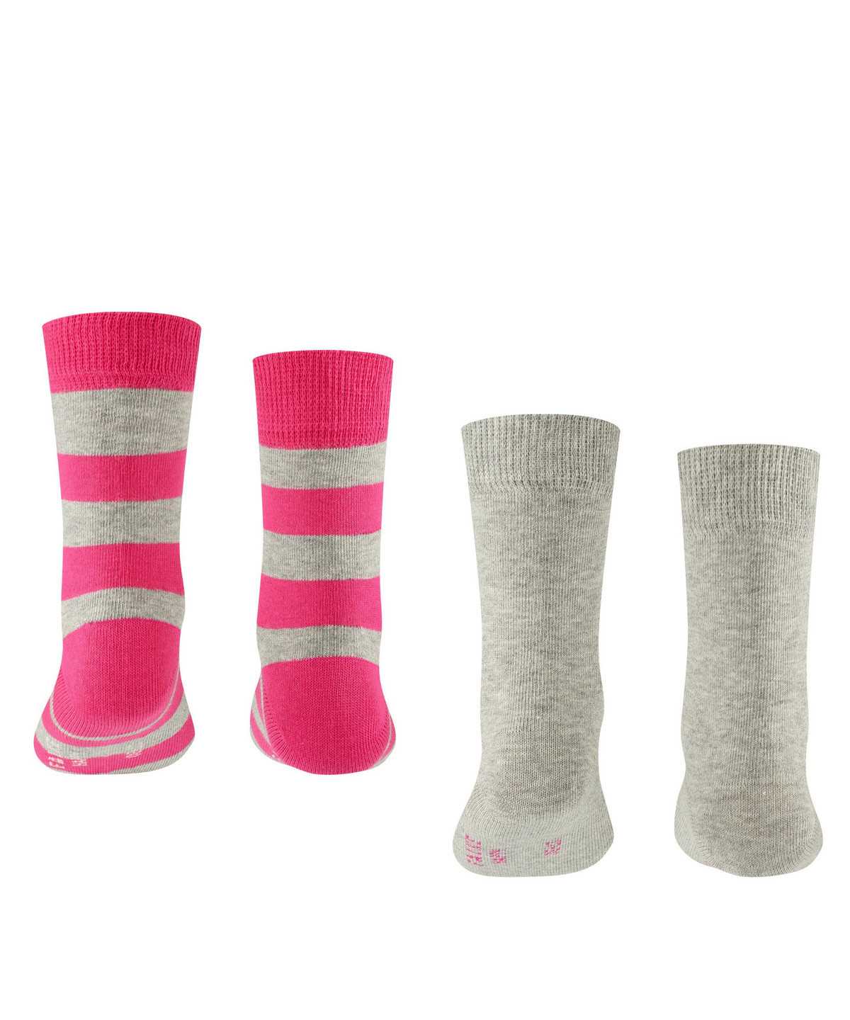 Calzini Bambino Falke Happy Stripe 2-Pack Socks Grigie | AIRP76304