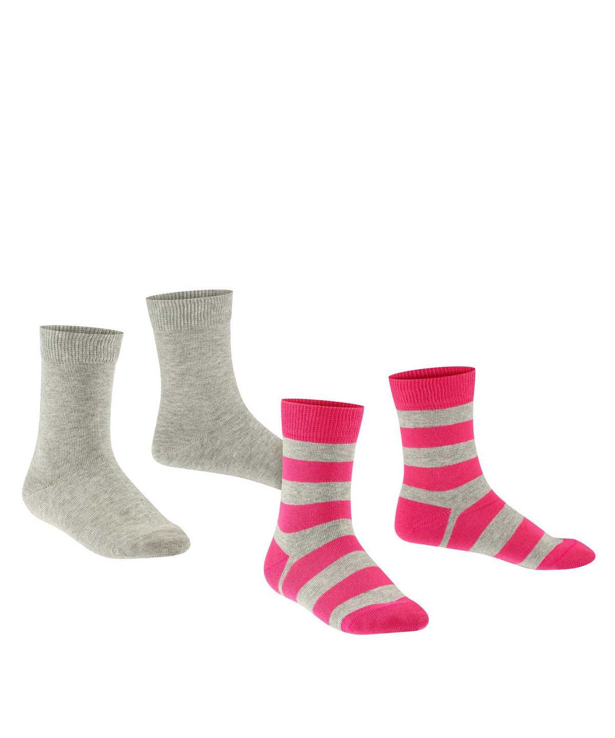 Calzini Bambino Falke Happy Stripe 2-Pack Socks Grigie | AIRP76304