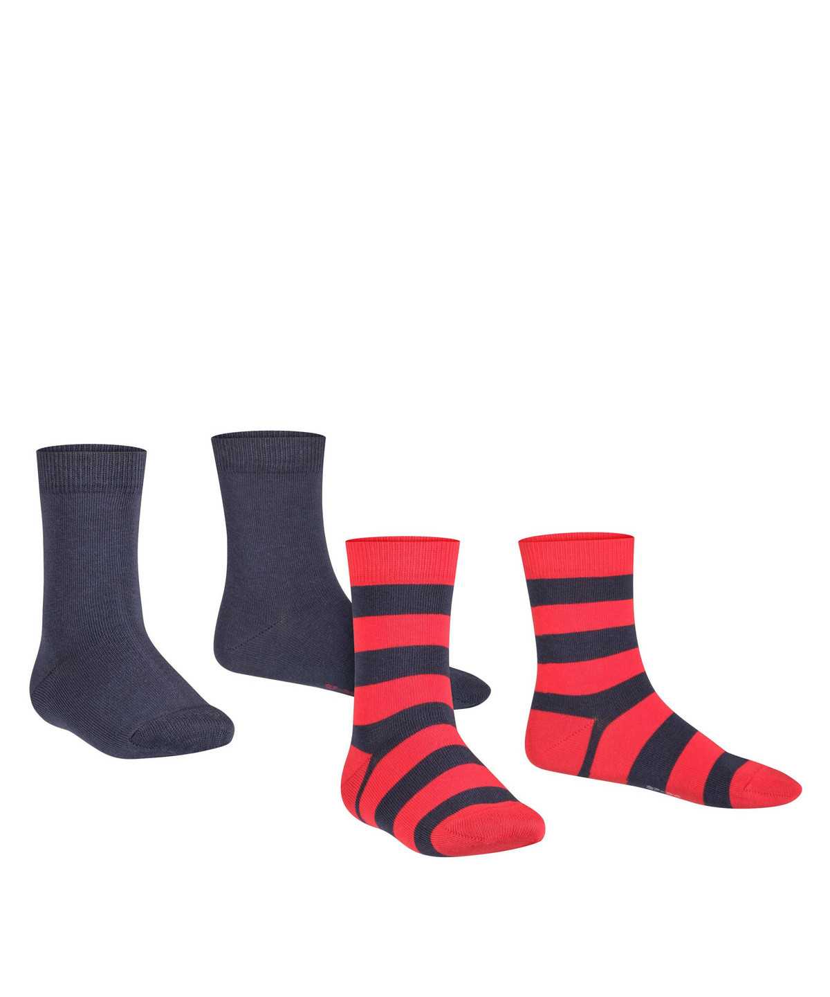 Calzini Bambino Falke Happy Stripe 2-Pack Socks Blu | XZGW90428