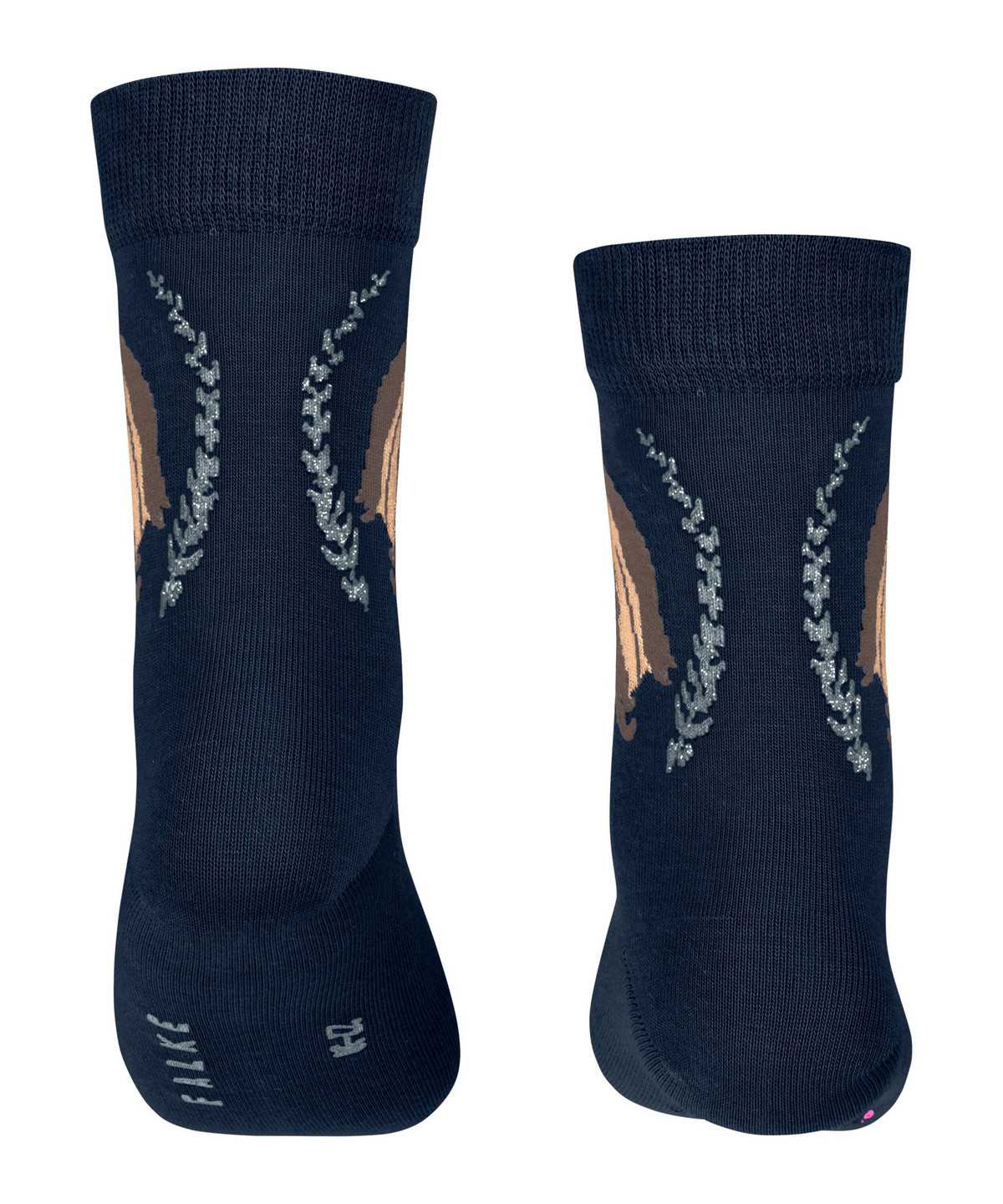 Calzini Bambino Falke Horse Socks Blu | GTOI59261