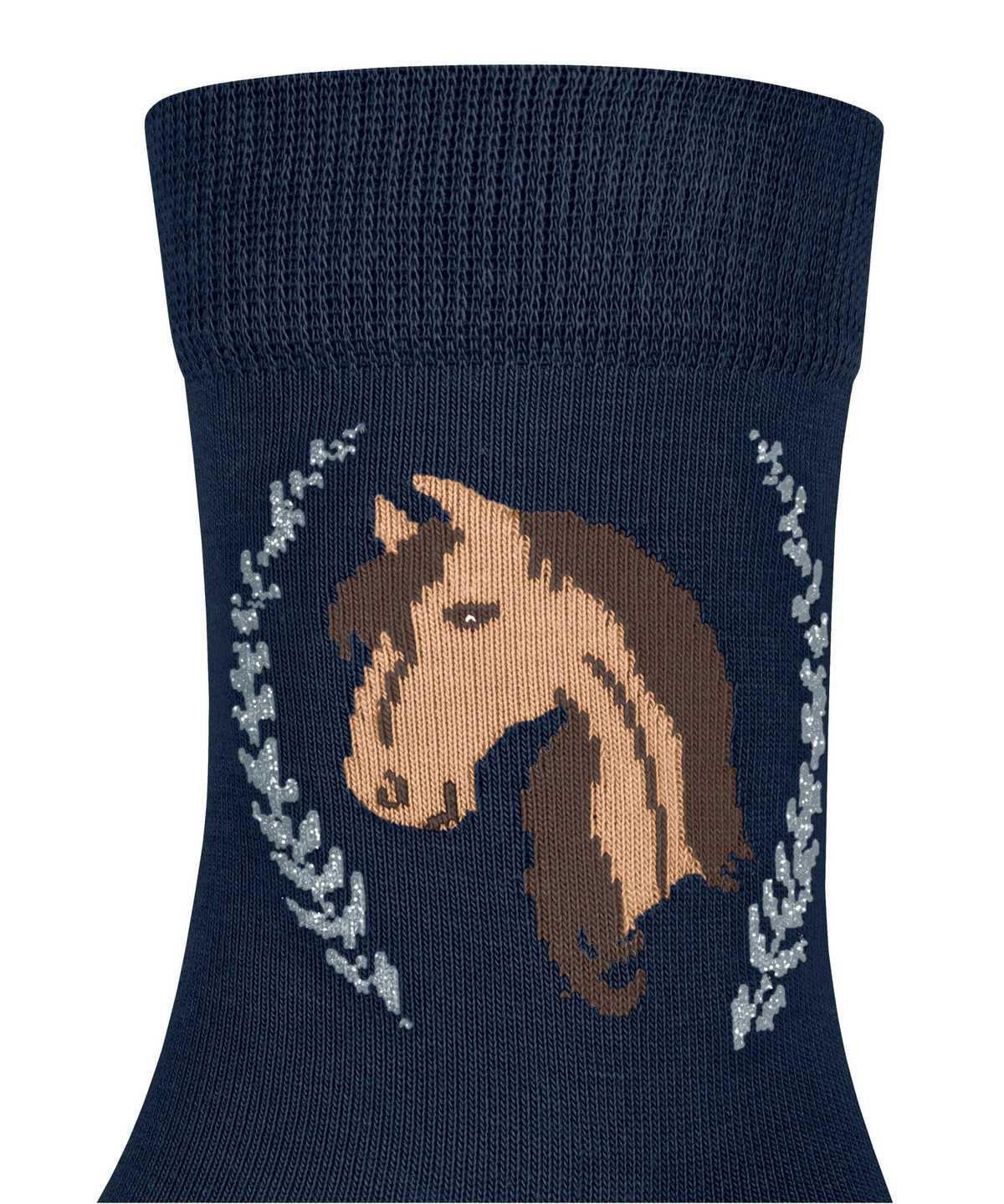 Calzini Bambino Falke Horse Socks Blu | GTOI59261