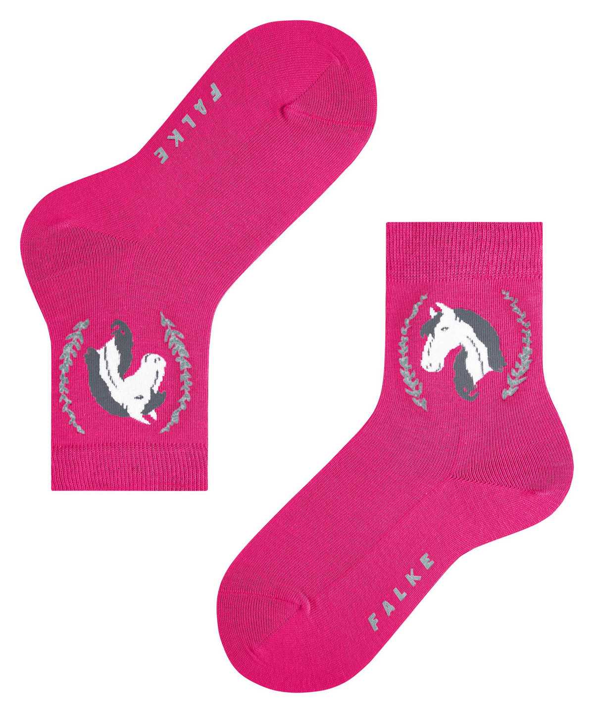 Calzini Bambino Falke Horse Socks Rosa | ZJFK38471