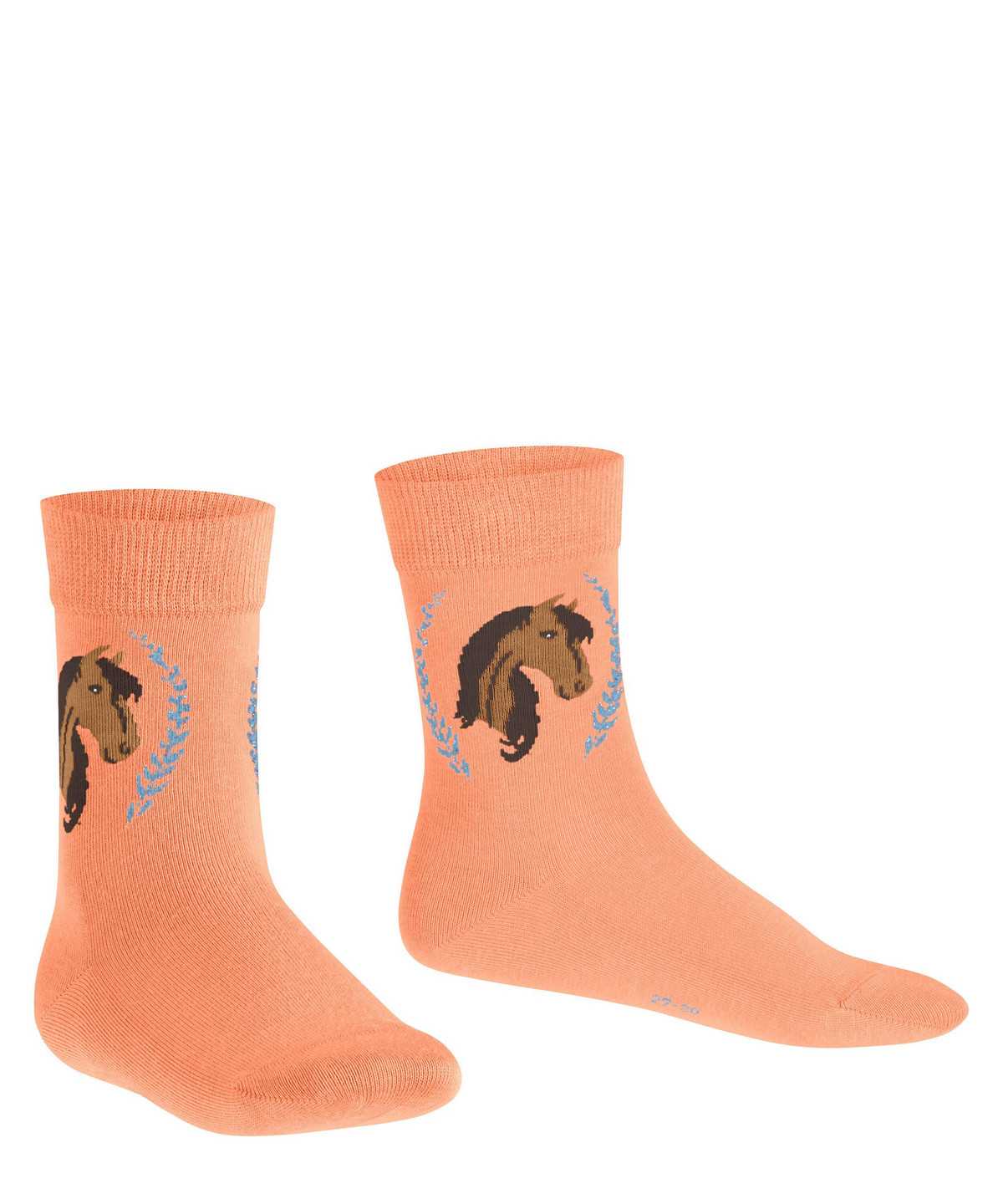 Calzini Bambino Falke Horse Socks Rosse | IZJX30718