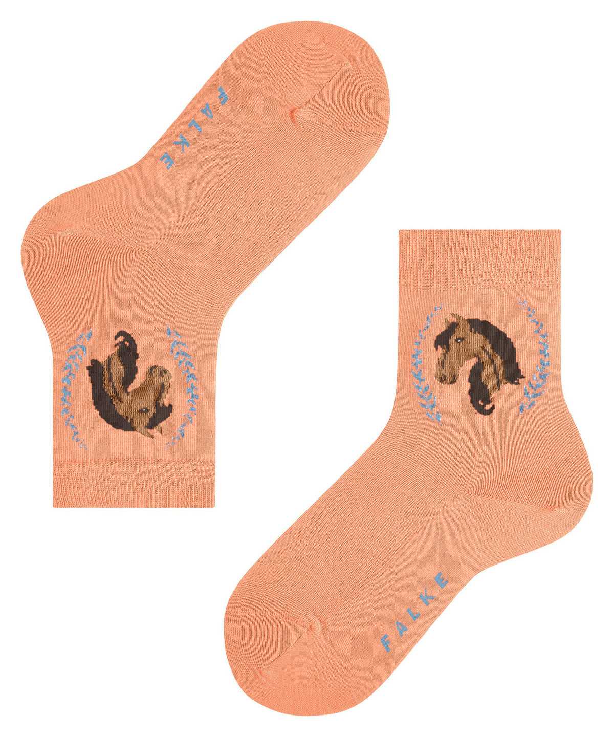 Calzini Bambino Falke Horse Socks Rosse | IZJX30718