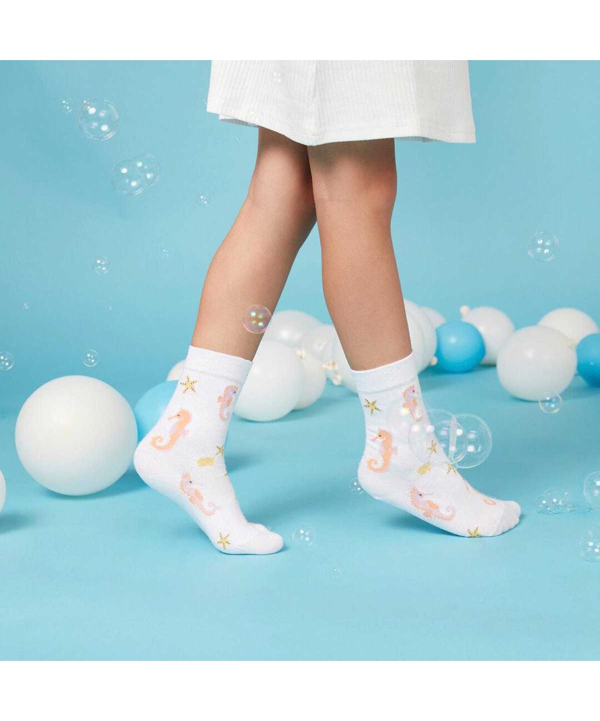 Calzini Bambino Falke Lovely Seahorses Socks Blu | QRAH71825