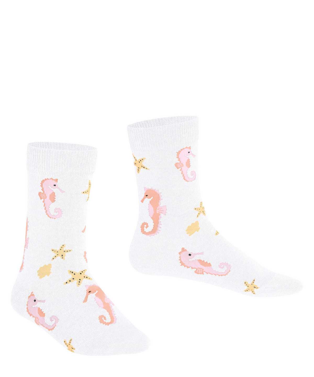 Calzini Bambino Falke Lovely Seahorses Socks Bianche | VHMB95704