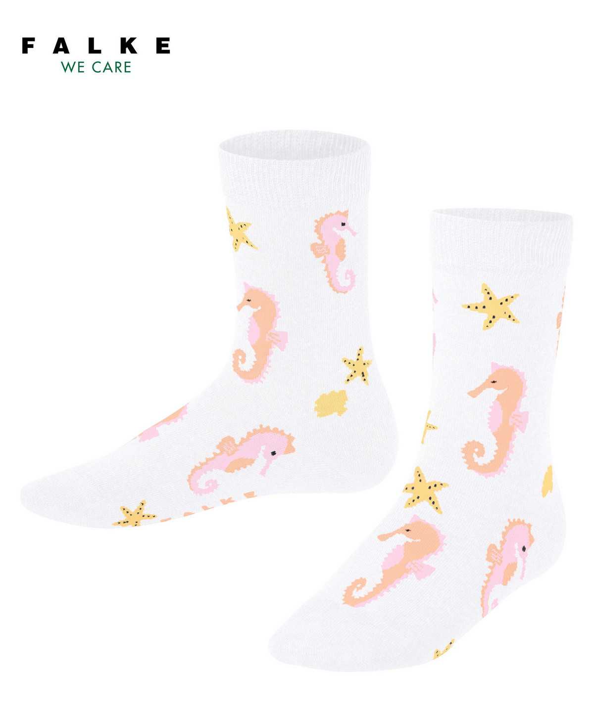 Calzini Bambino Falke Lovely Seahorses Socks Bianche | VHMB95704