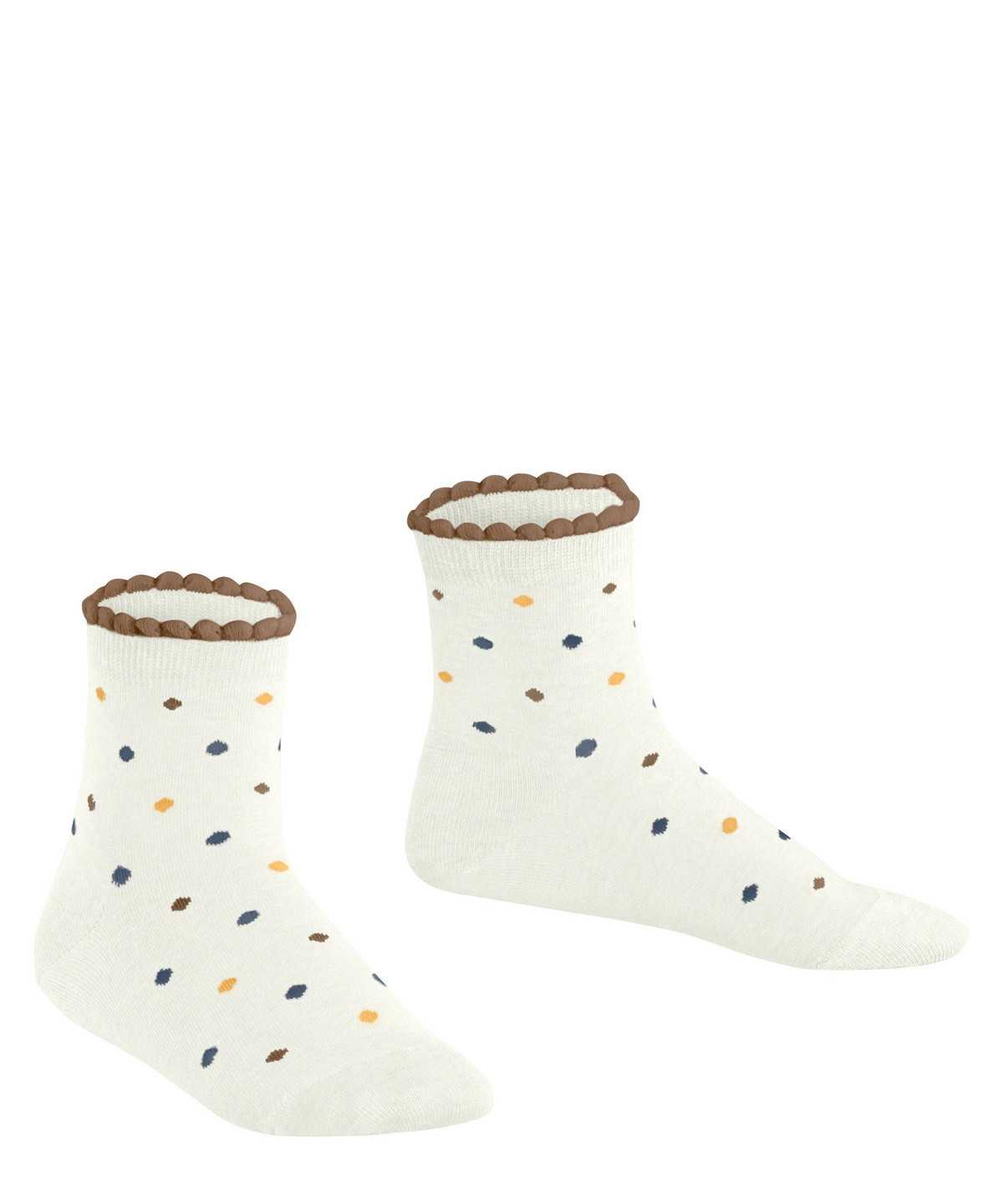 Calzini Bambino Falke Multidot Short sock Bianche | YZLT06235