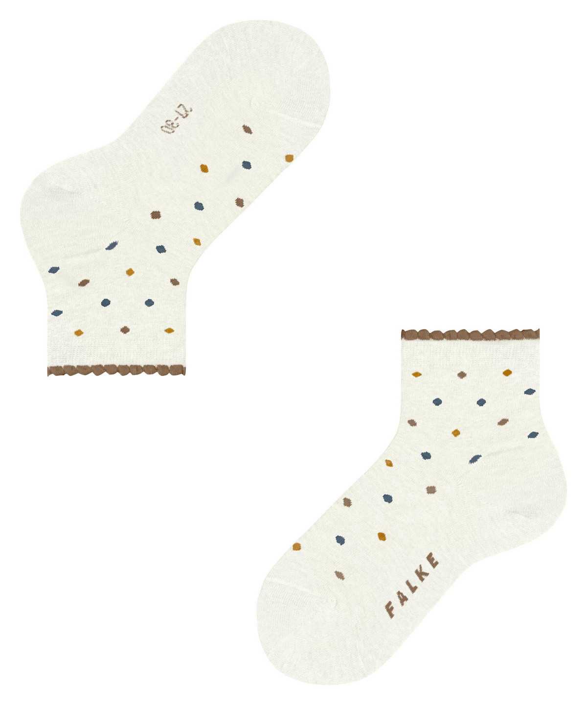 Calzini Bambino Falke Multidot Short sock Bianche | YZLT06235