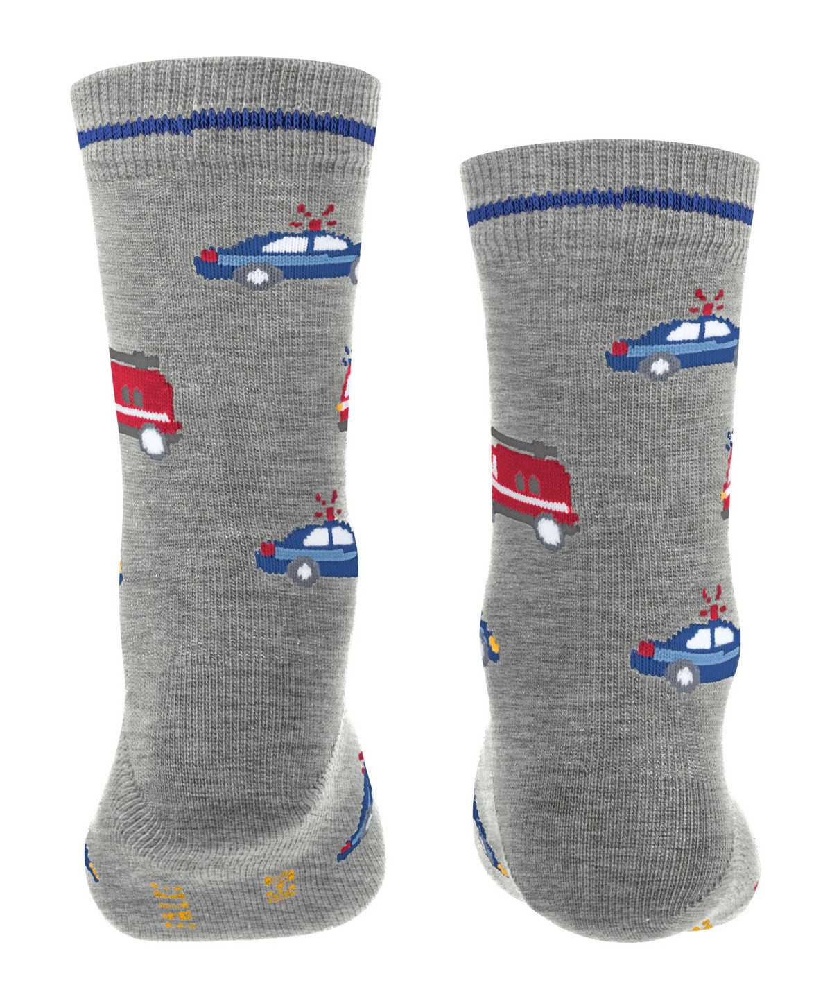 Calzini Bambino Falke Police and Fire Cars Socks Grigie | ONYH70456