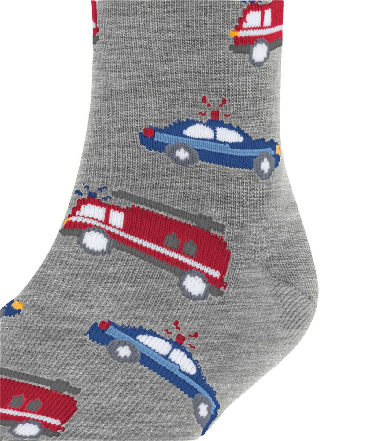 Calzini Bambino Falke Police and Fire Cars Socks Grigie | ONYH70456