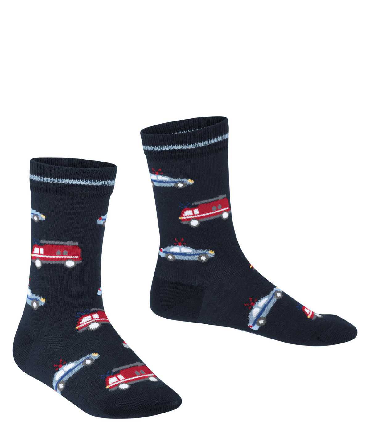 Calzini Bambino Falke Police and Fire Cars Socks Blu | XZJT97326