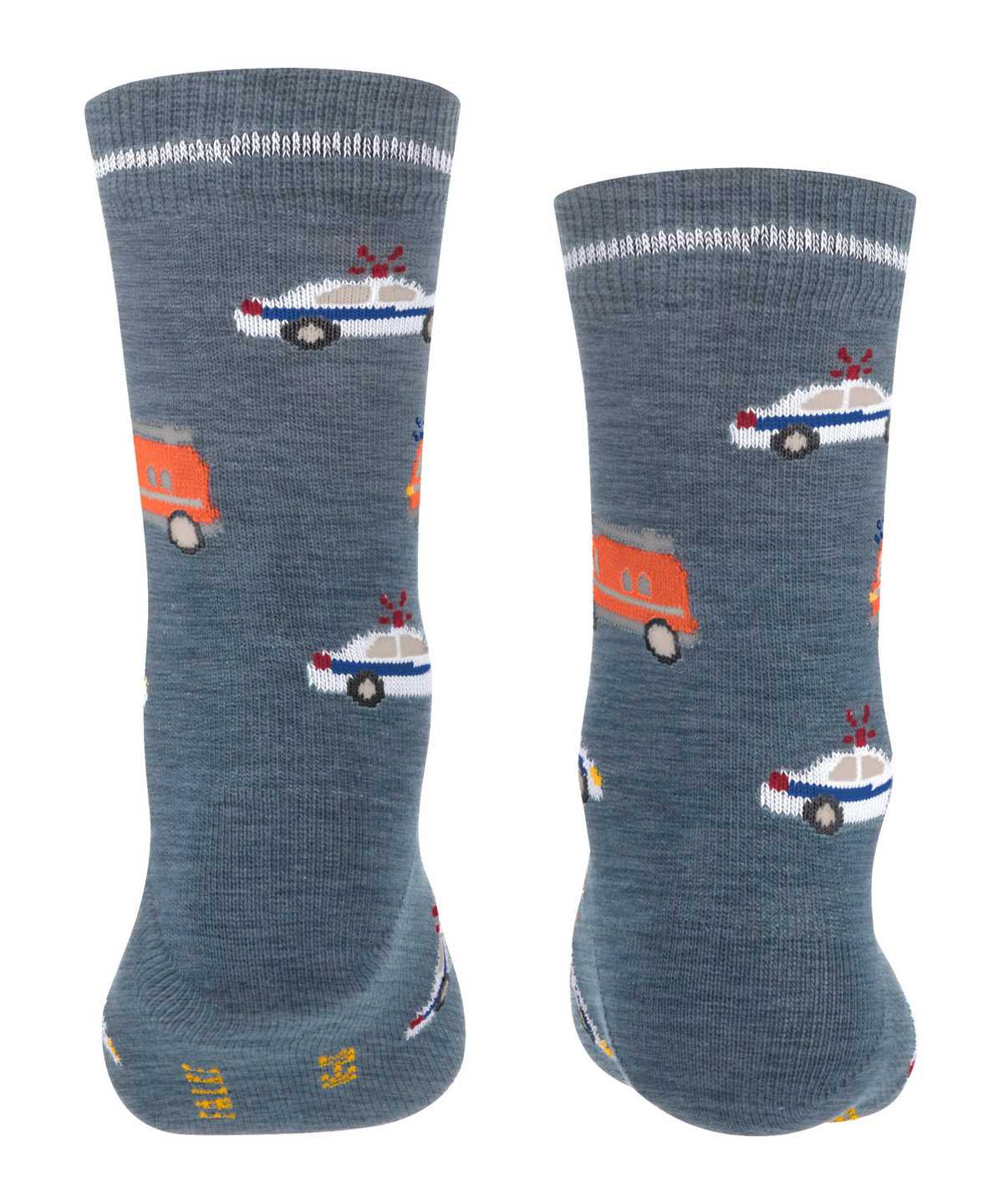 Calzini Bambino Falke Police and Fire Cars Socks Blu | CDNA18469