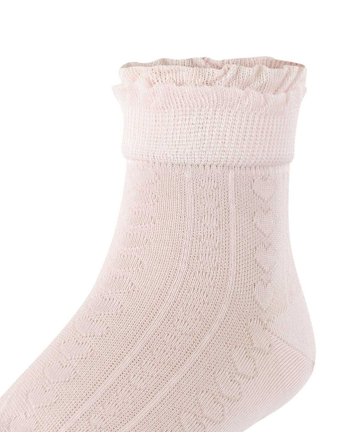 Calzini Bambino Falke Romantic Net Socks Rosa | CNEW94165